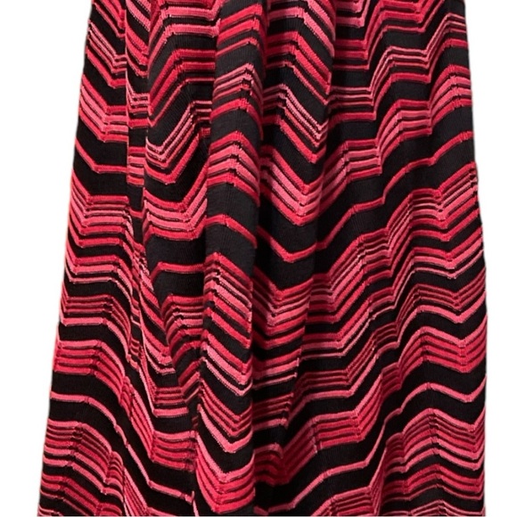 Misook Chevron Print Zippered Sweater Size 2X (24-26) - Picture 4 of 6